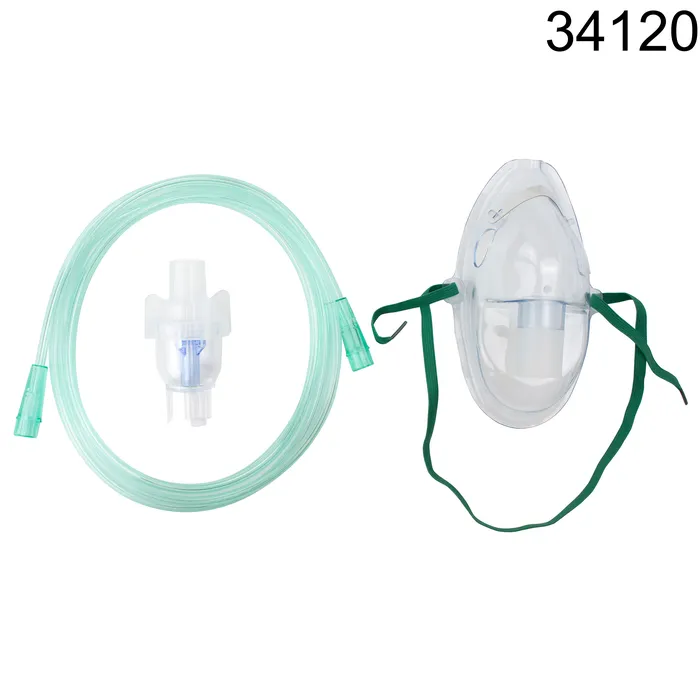 Nebulizer, 7', Oxy-Tubing, Adult Aerosol Mask, Elongated (1/EA 50/CS) by Dynarex Corporation  ID 34120